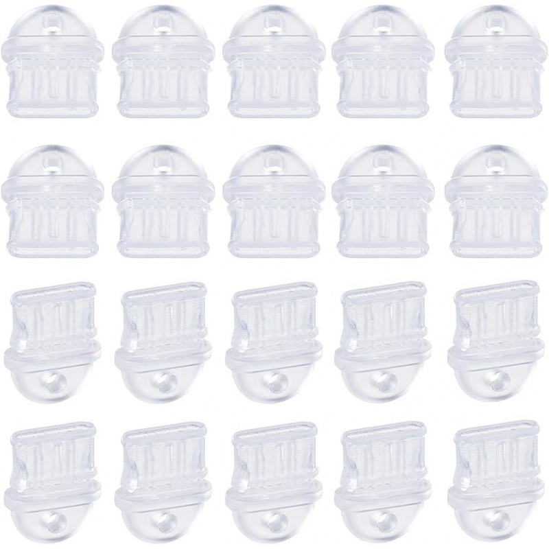 Tablet Cover Accessories - 50 Pezzi Tappi Antipolvere Trasparenti Tipo