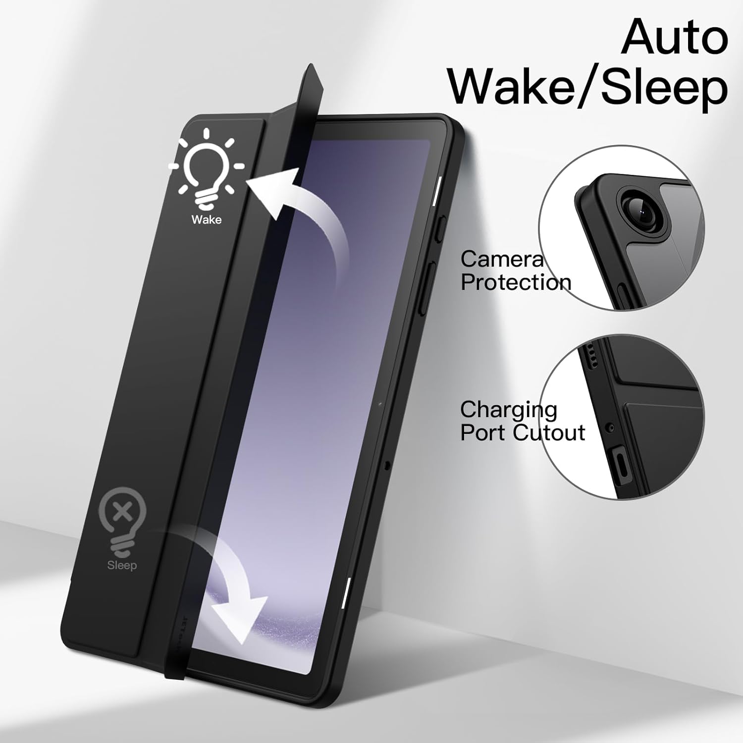 Custodia a tre ante con suppor - Samsung Tablet A9 Accessories recensione e prezzo