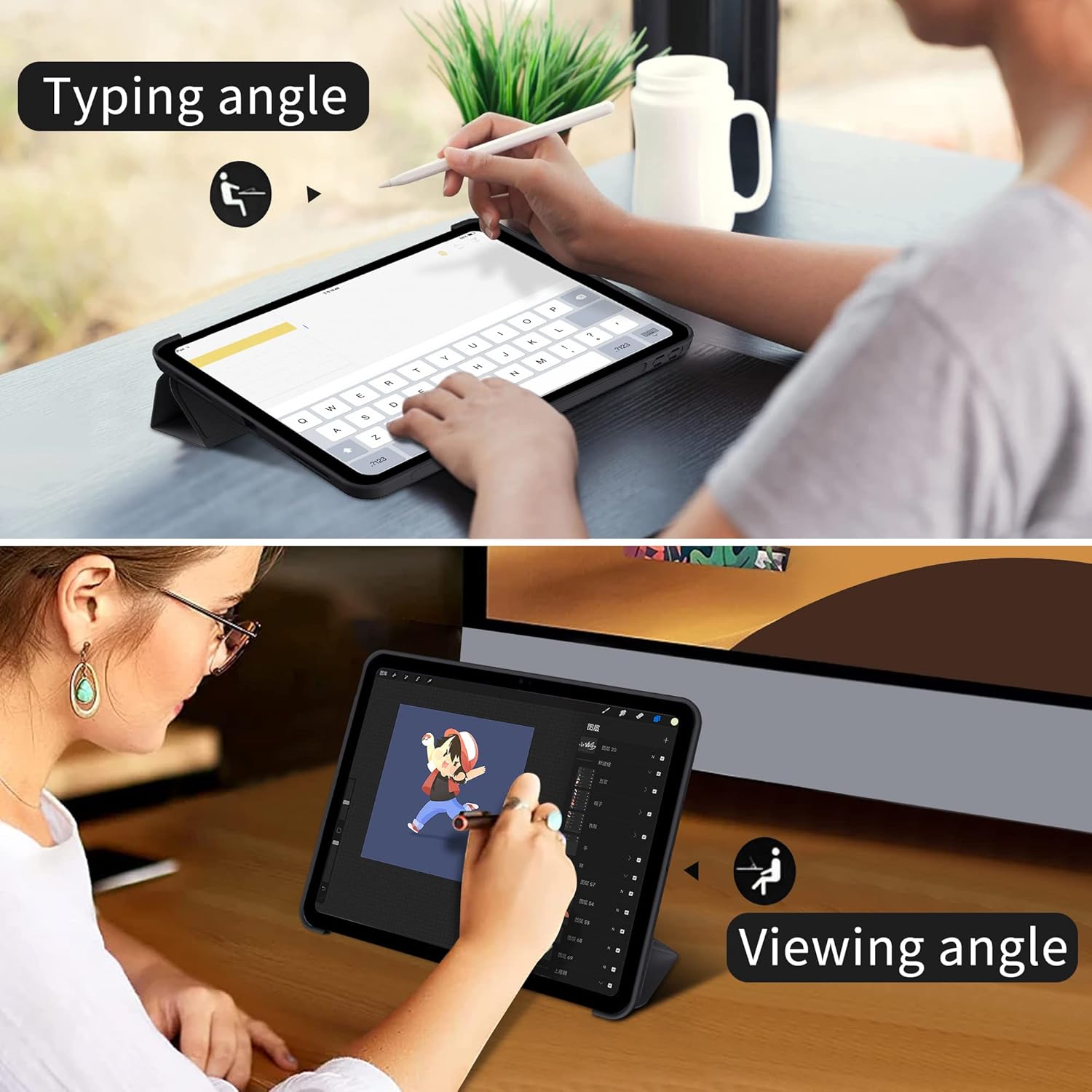 Custodia a tre ante con suppor - Samsung Tablet A9 Accessories recensione e prezzo